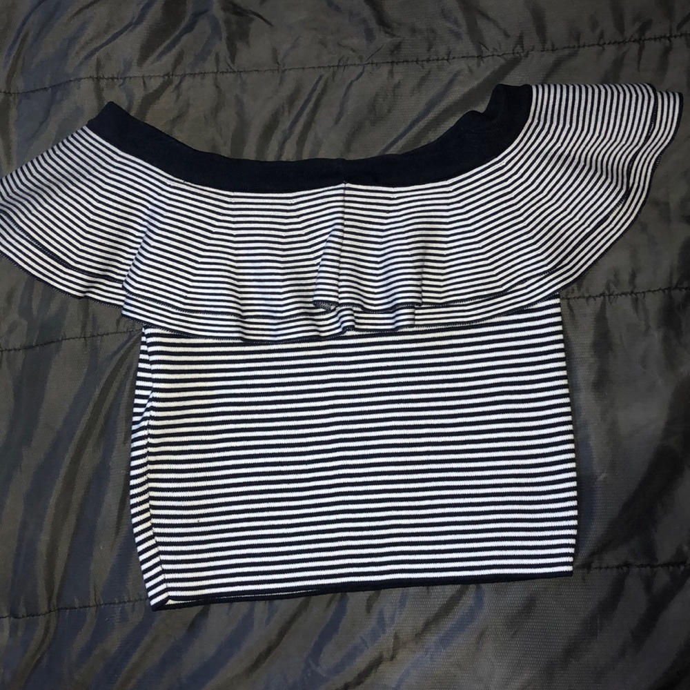 Off the shoulder crop top